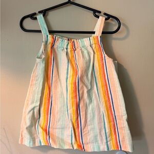 Striped toddler summer tops